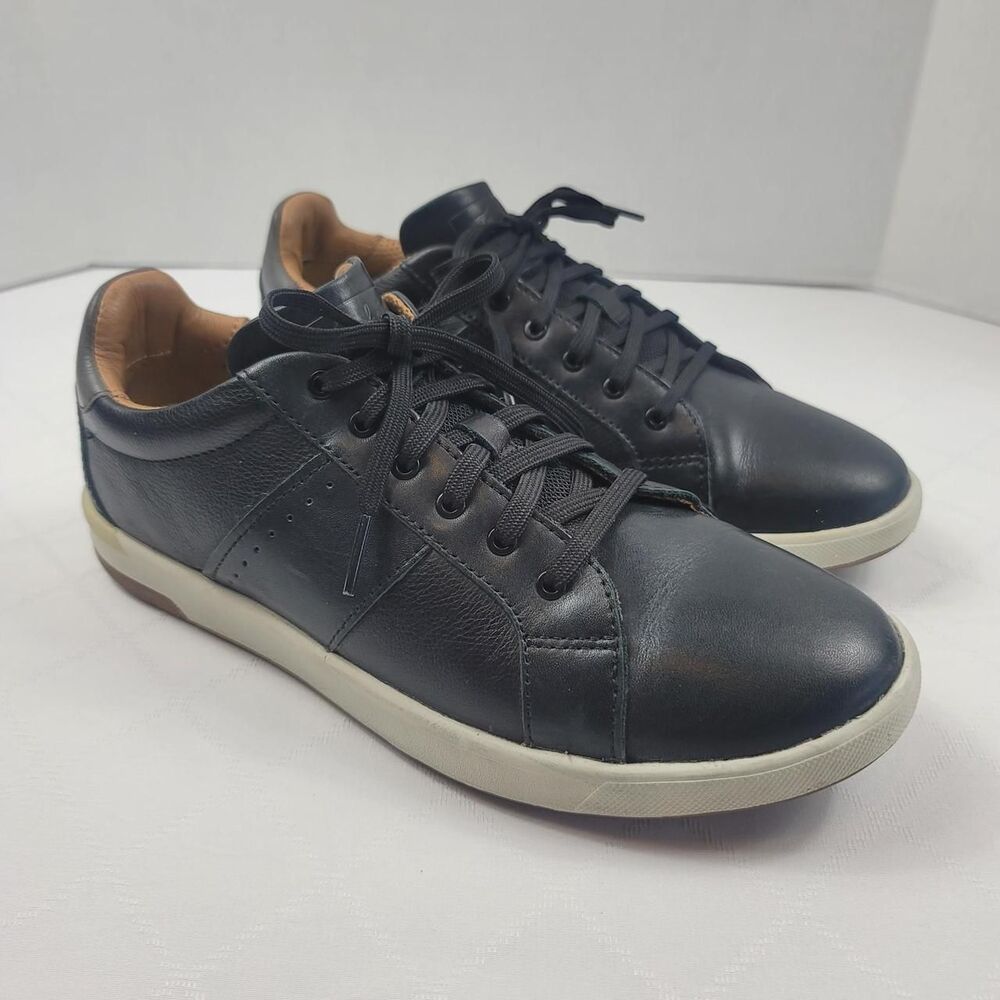 Florsheim Crossover Black Leather Lace to Toe Casual Sneaker Trainer Men's 8.5 M